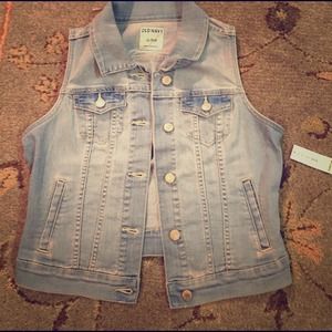 Old Navy Jean vest xs