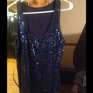 ON HOLD Sequin tank top