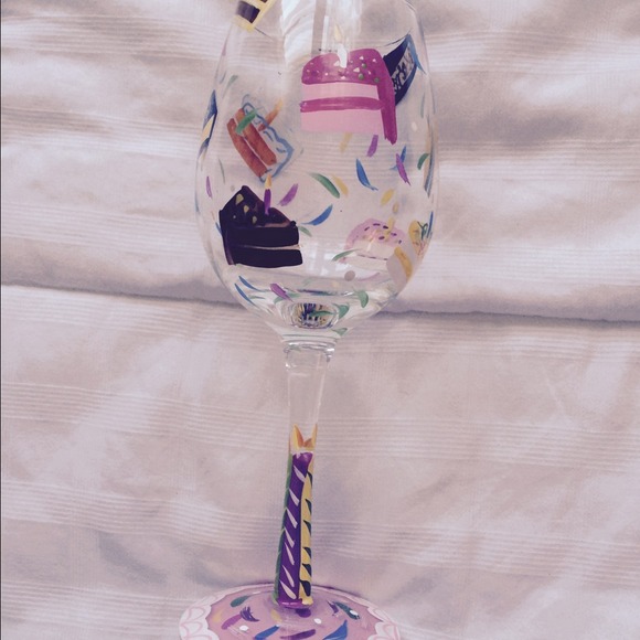 Lolita Birthday Wine glass
