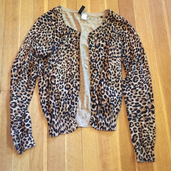H&M Cheetah Print Cardigan