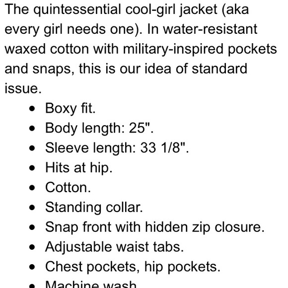 ❤️sold❤️J.Crew downtown field jacket black - Picture 3 of 4