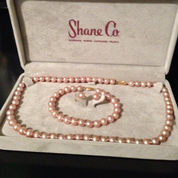 3 piece pink pearl set
