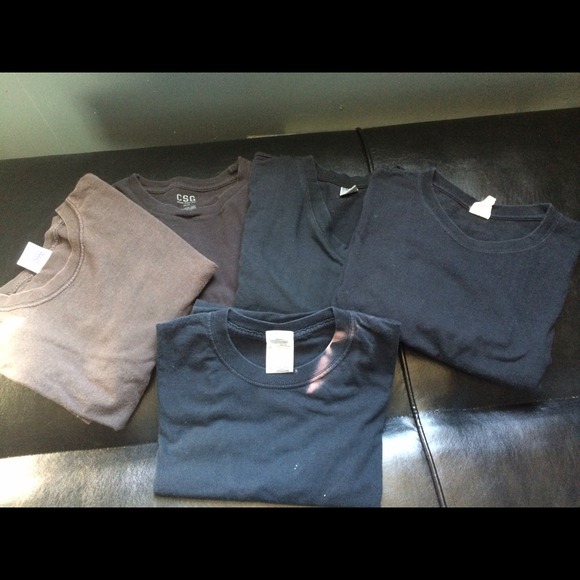 Used and damaged shirts
