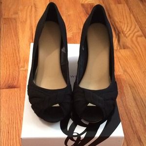 Nine West Black Wedges