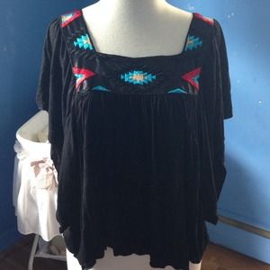 Tribal inspired top.
