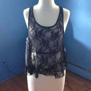 Lace tank top