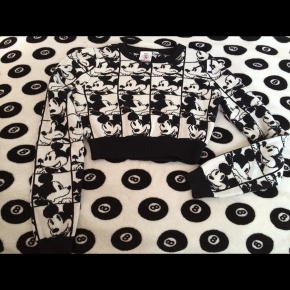 Mickey Mouse limited edition crop sweater.