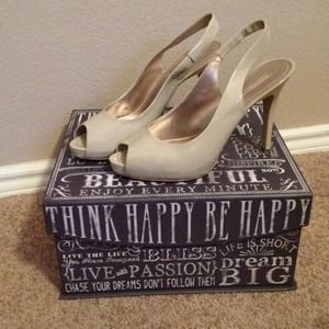 Ivory Sling Backs