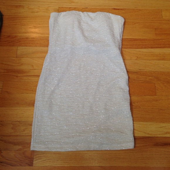 Cream sparkle dress