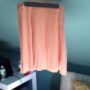 Pink Pleated Skirt