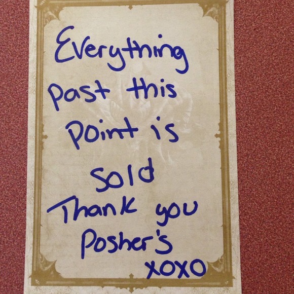 Everything after this point is sold!!!