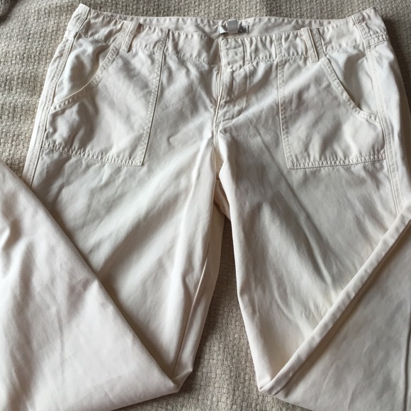 Jcrew off white chinos. Capri length. (25 1/4").
