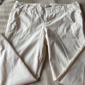 Jcrew off white chinos. Capri length. (25 1/4").