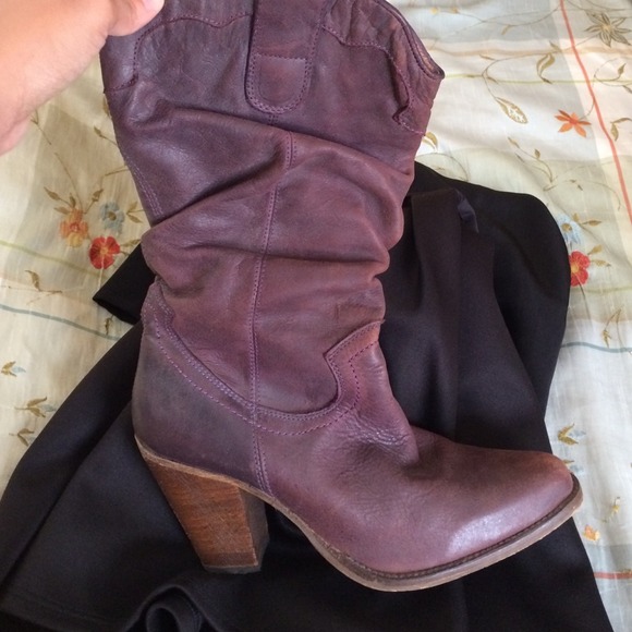 Steve Madden Purple cowgirl boots
