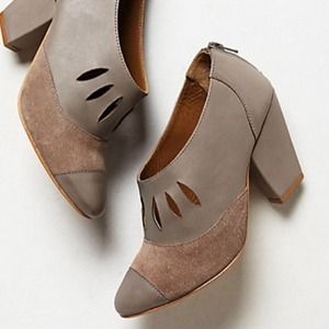 Anthropologie Teardrop Toecap Shoes Booties
