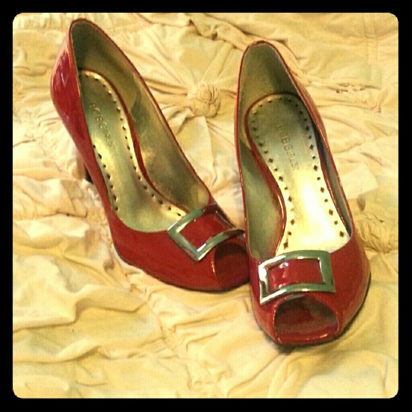 BCBGirls Red Patent Heels (size 7.5)