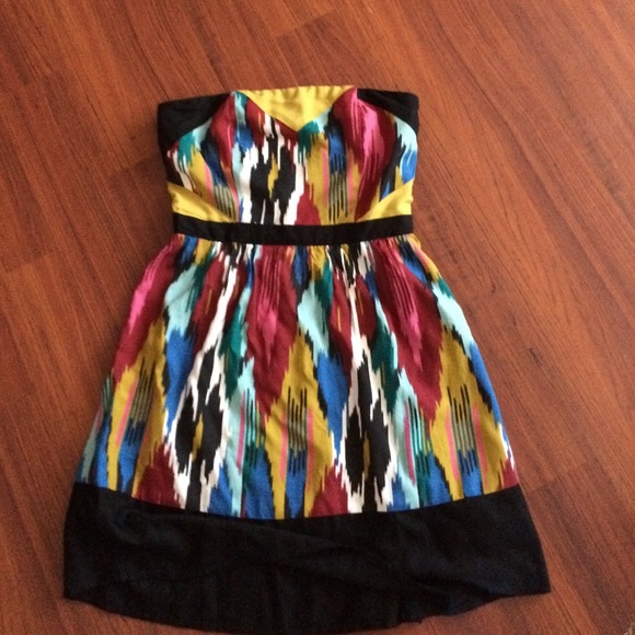Anthropologie strapless dress