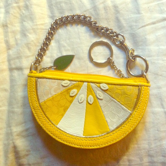coach lemon bag
