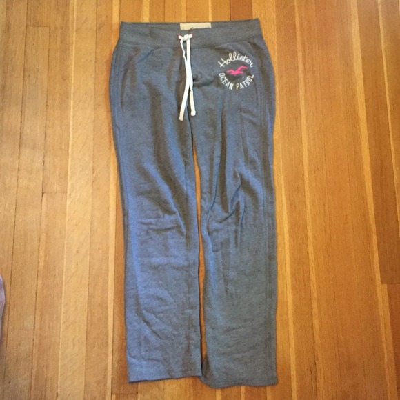 Grey Hollister Fleece Sweatpants
