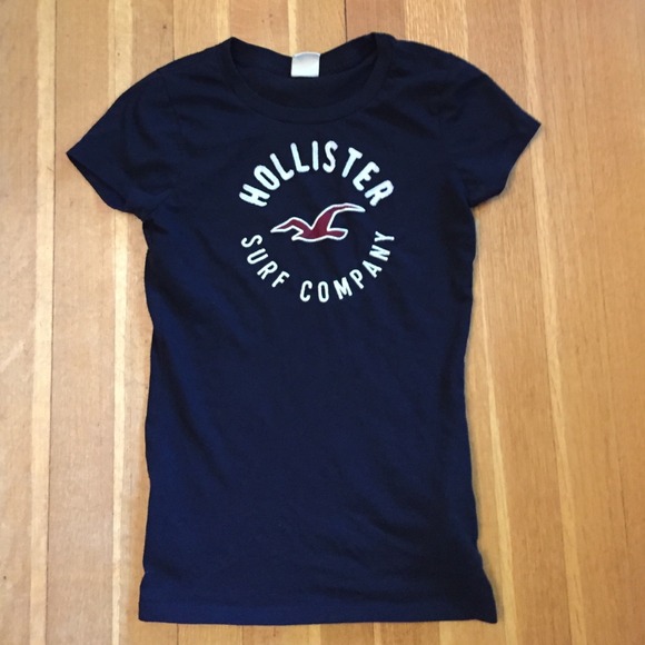 Navy Blue Hollister Tee