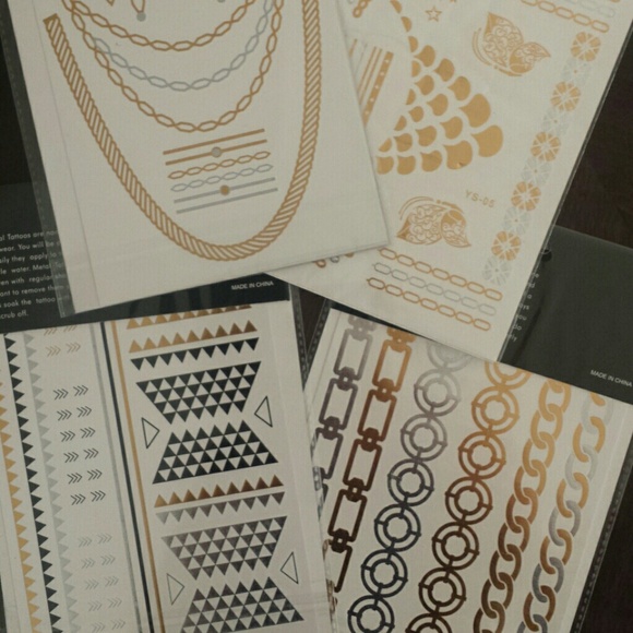 Metallic Flash Tattoos