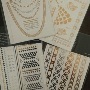 Metallic Flash Tattoos