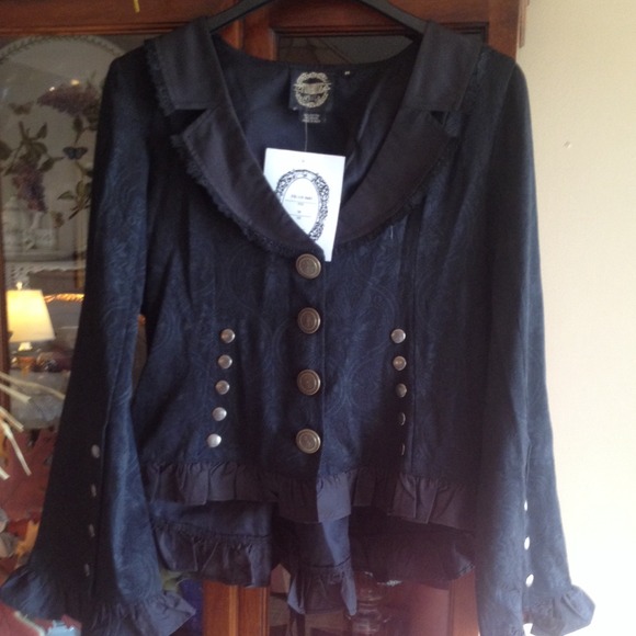 Victorian lace up jacket