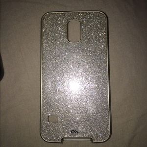 Galaxy S5 sparkly gold phone case!