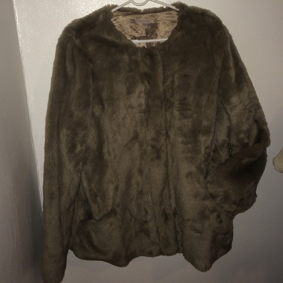 Gap fur coat. Very cozy.