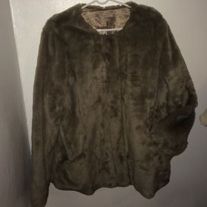 Gap fur coat. Very cozy.