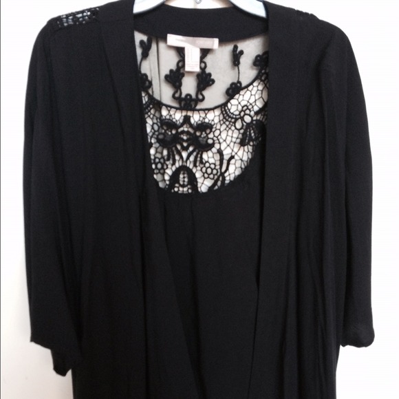 NWT Forevee 21 Contemporary collection black lace - Picture 1 of 3