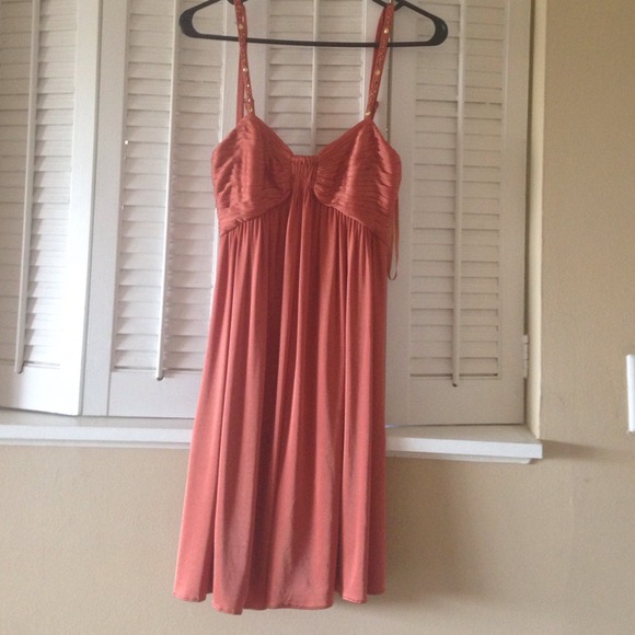 BCBG Max Azria Orange Mini Party Dress