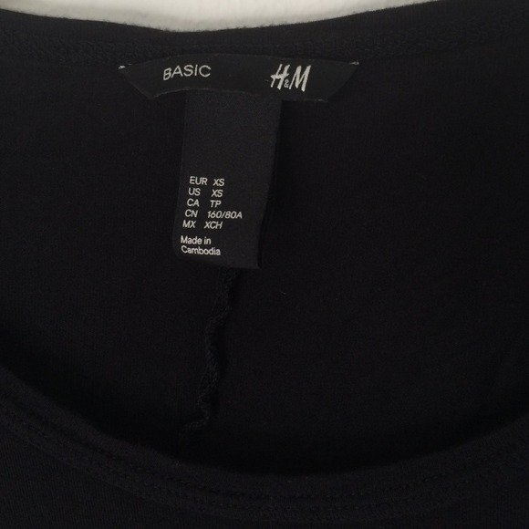 H&M Basic Black Dolman Dress - Picture 2 of 4