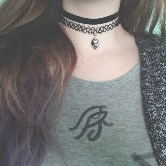 homemade Accessories - 💟 black velvet choker 💟