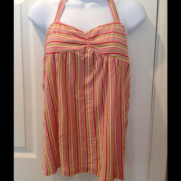 ❌SOLD❌Striped halter top