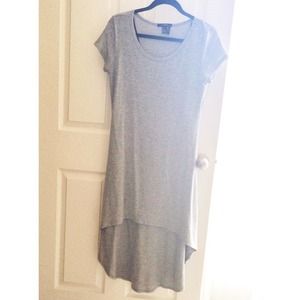 Grey Hi Low T Dress