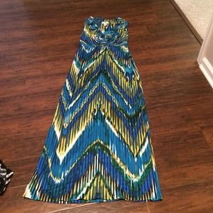 Multi colors maxi dress