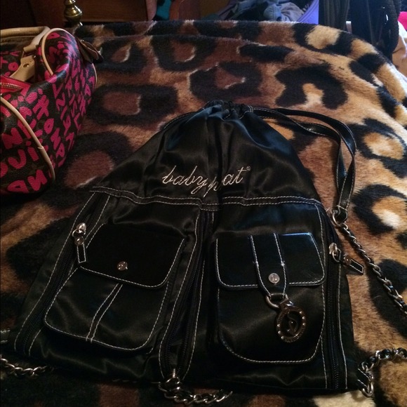 Baby phat pull string bag