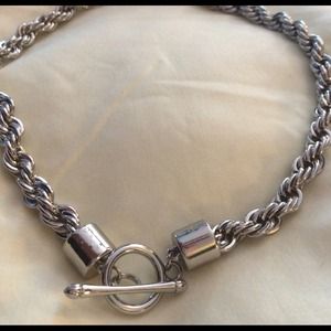 Silver Rope Necklace