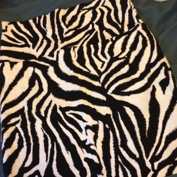 Zebra print bodycon skirt - Picture 1 of 2