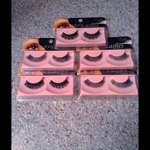 🆕🎀5pairs of human hair eyelashes