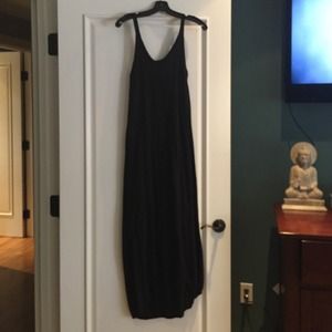 Black Vince long knit dress