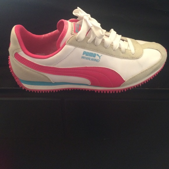 Puma tennis shoes.