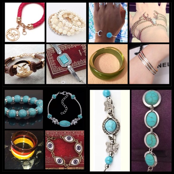 Silver & Turquoise Bracelet - Picture 3 of 6