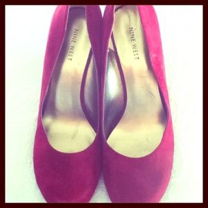 ✨Final Price✨ Raspberry Red Wedge Pumps✨