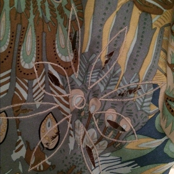 Green Peacock Dress - Picture 3 of 3