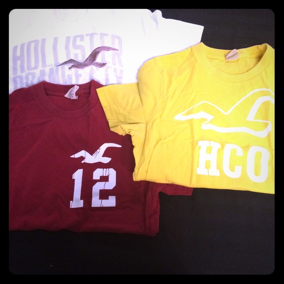 Men's Hollister T's! Lot of three