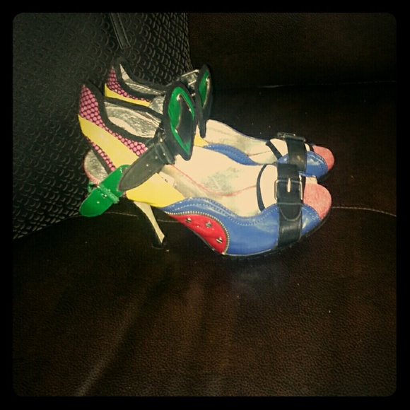 Steve Madden Multi colored high heels