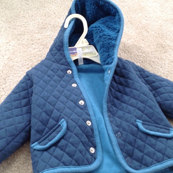 Blue coat for baby boy