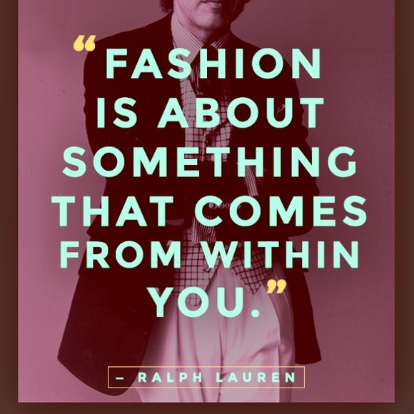 Fashion comes from WITHIN you!